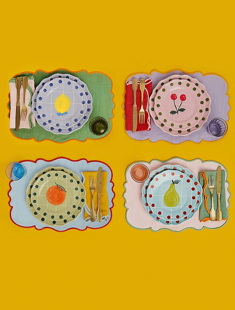 Закусочная тарелка Quadri, 22,5 см от Bitossi Home