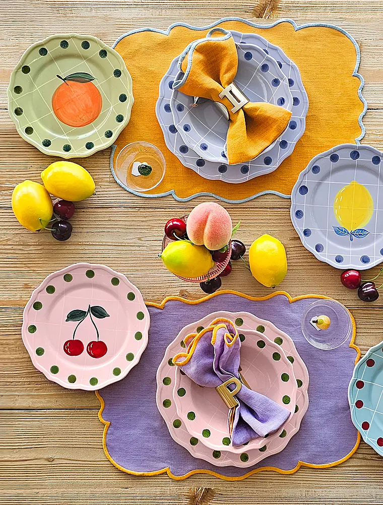 Закусочная тарелка Quadri, 22,5 см от Bitossi Home