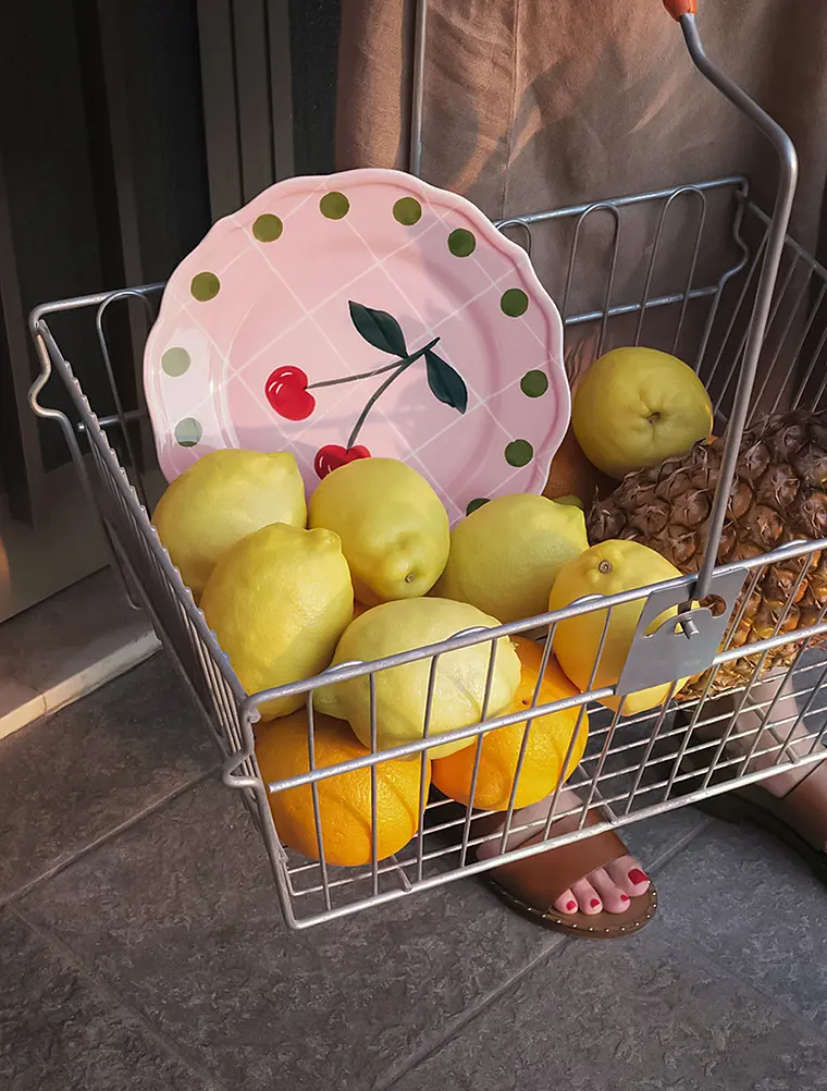 Закусочная тарелка Quadri, 22,5 см от Bitossi Home