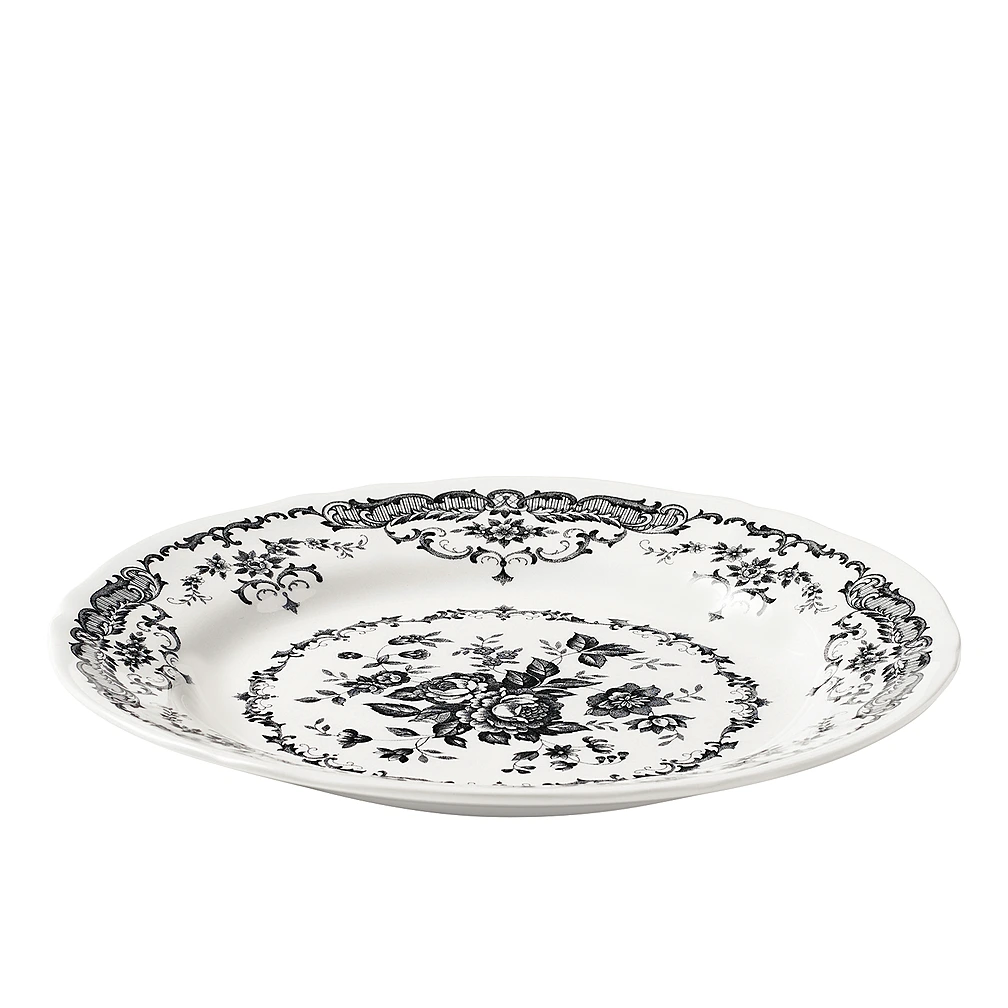 Обеденная тарелка Rose Black, 26 см от Bitossi Home