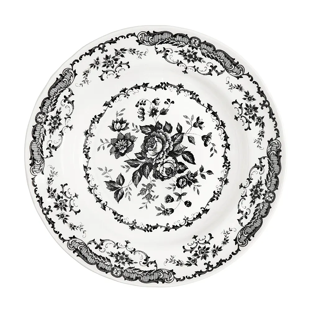 Суповая тарелка Rose Black, 23,5 см от Bitossi Home