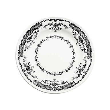 Пирожковая тарелка Rose Black, 15,5 см