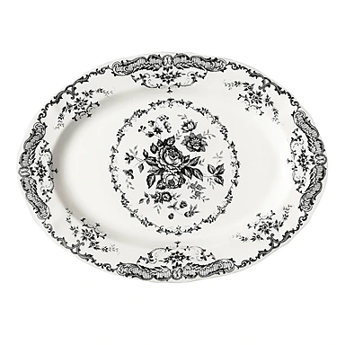 Плоское блюдо Rose Black, 30,5 см