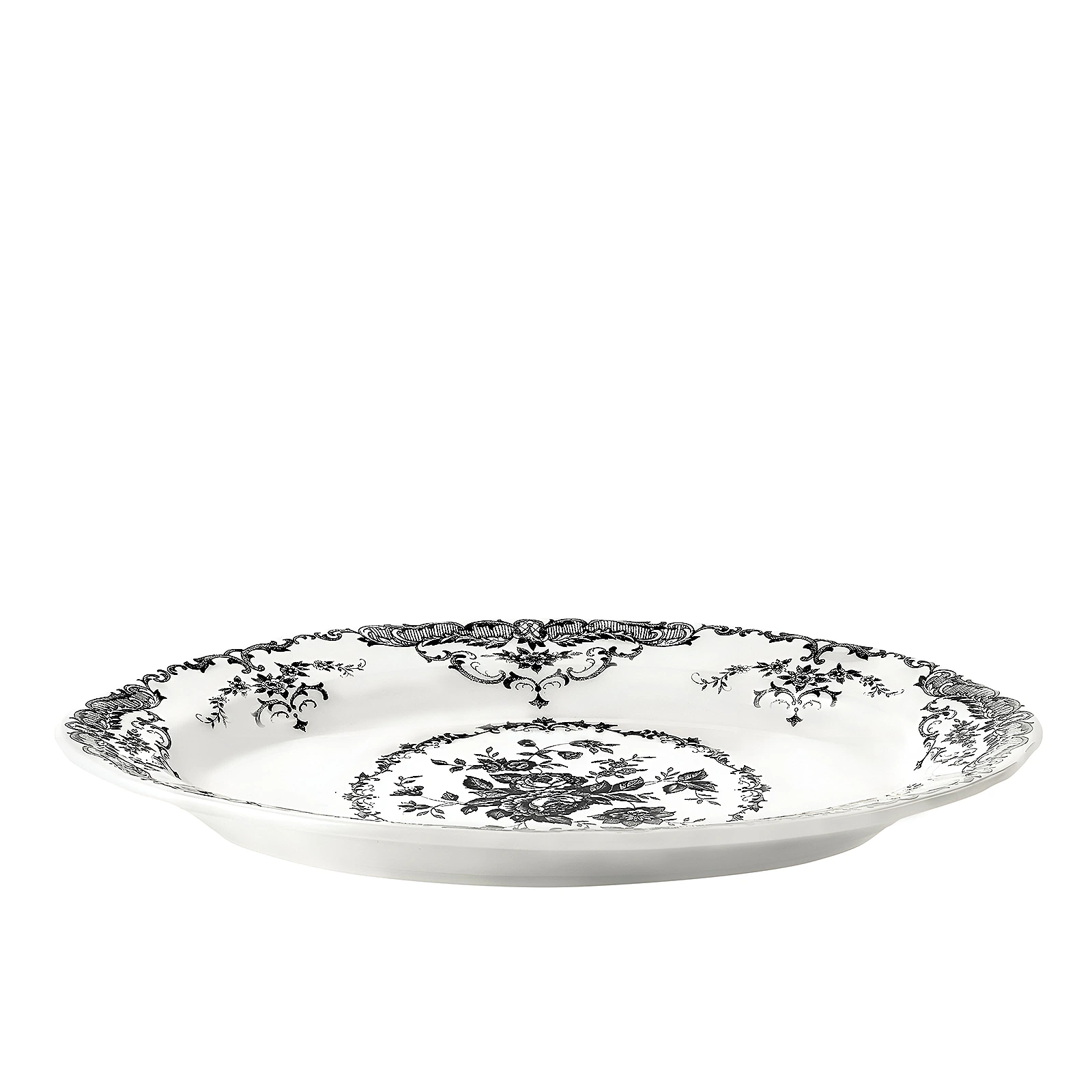 Плоское блюдо Rose Black, 30,5 см