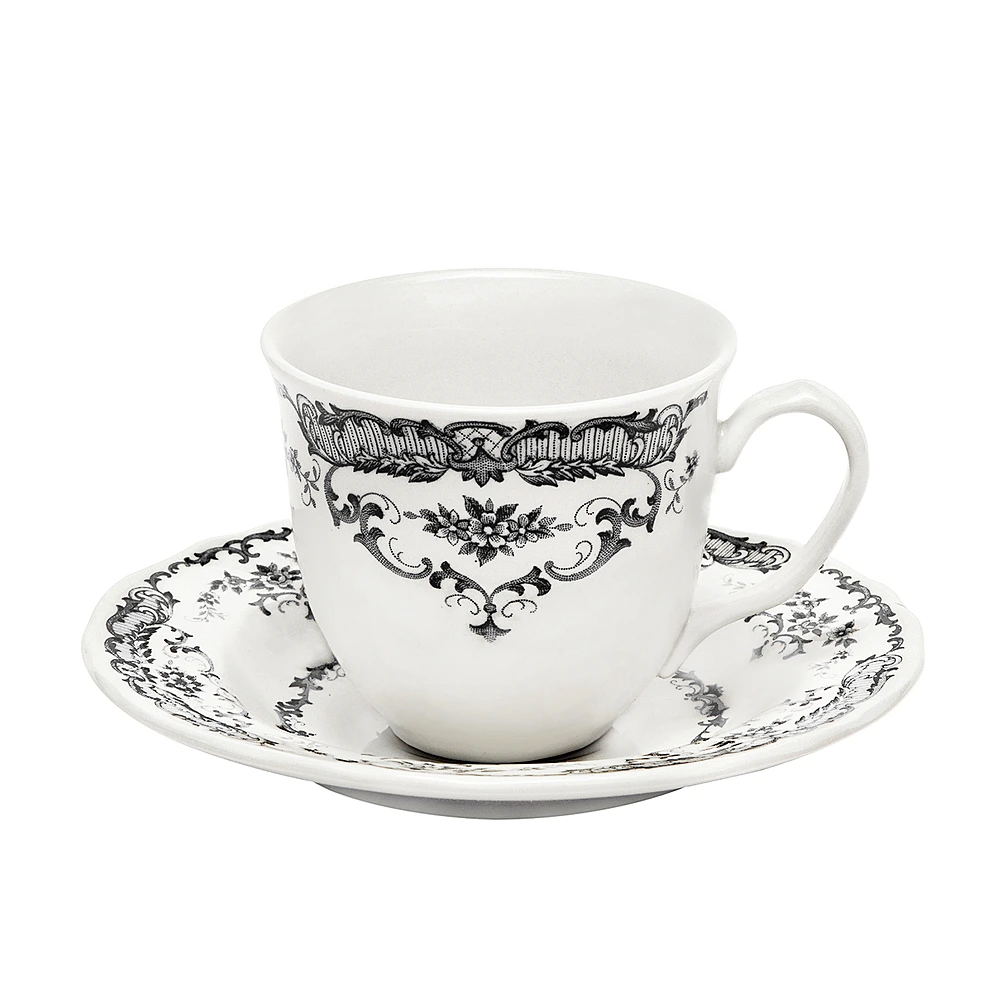 Чайная пара Rose Black, 160 мл от Bitossi Home