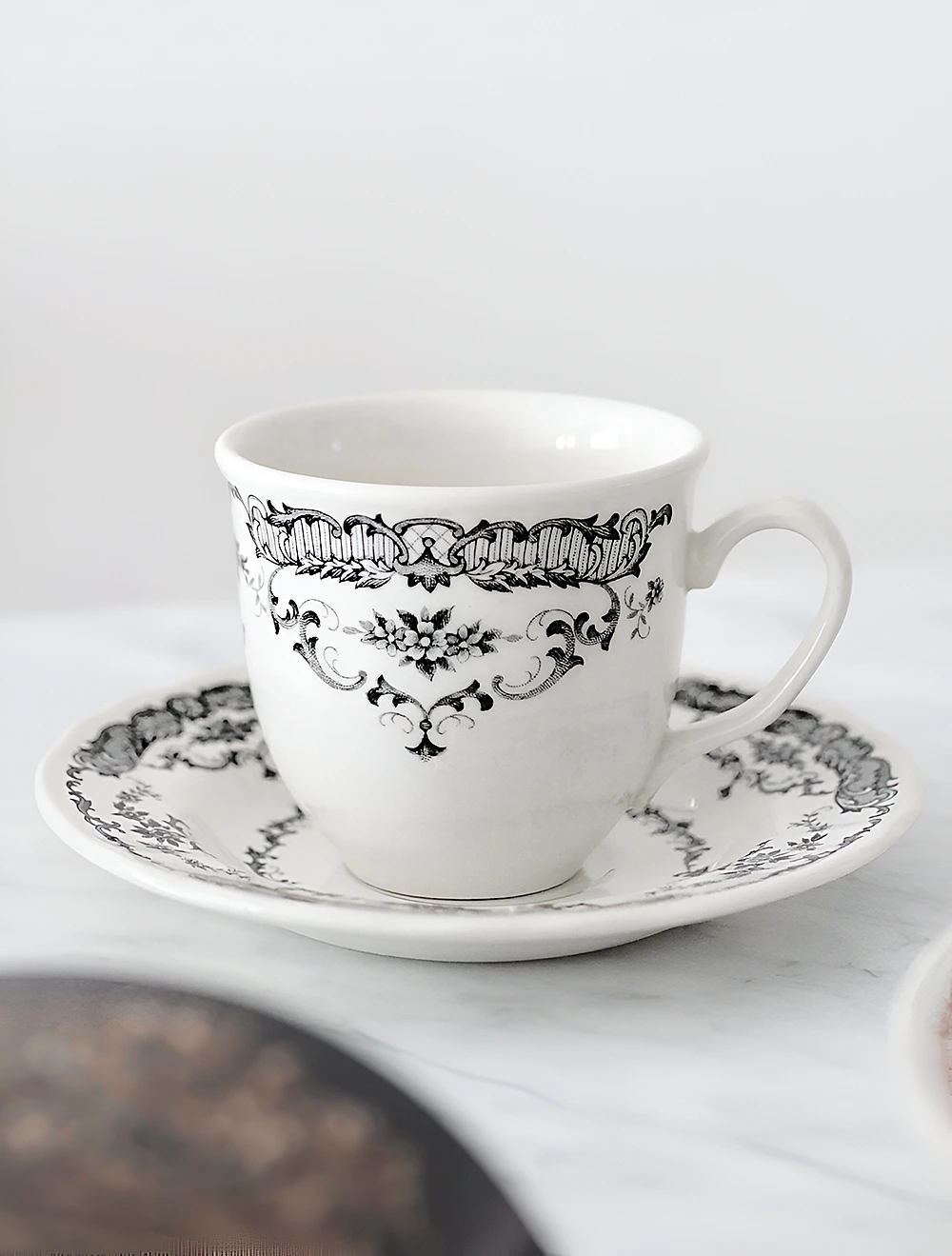 Чайная пара Rose Black, 160 мл