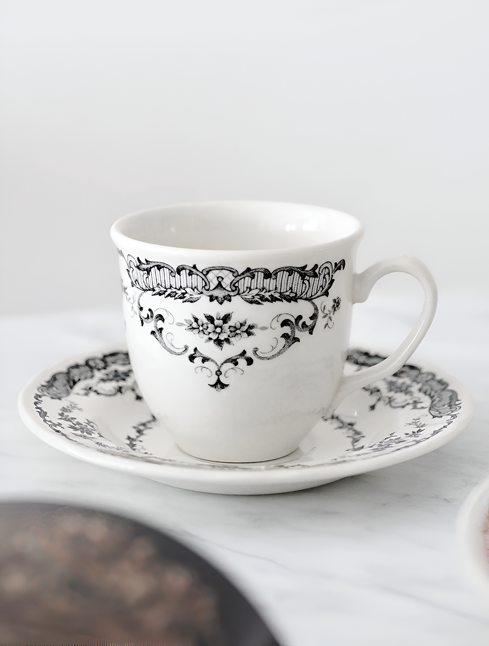 Чайная пара Rose Black, 160 мл от Bitossi Home