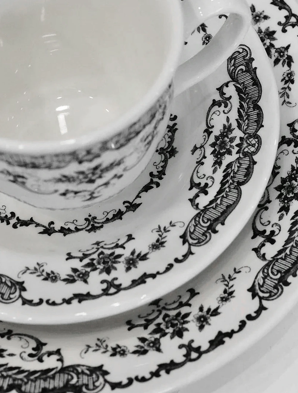 Чайная пара Rose Black, 160 мл