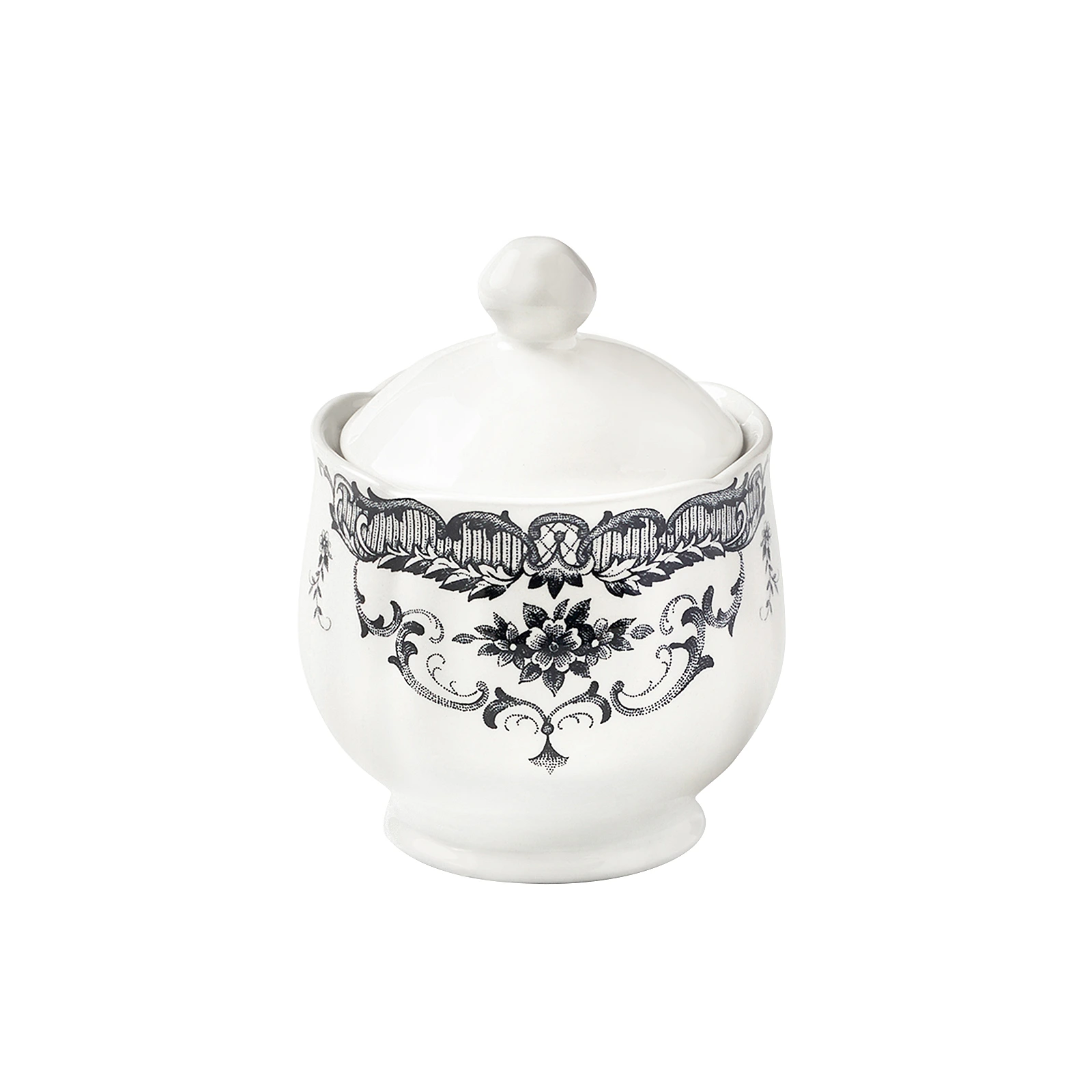 Сахарница Rose Black, 250 мл