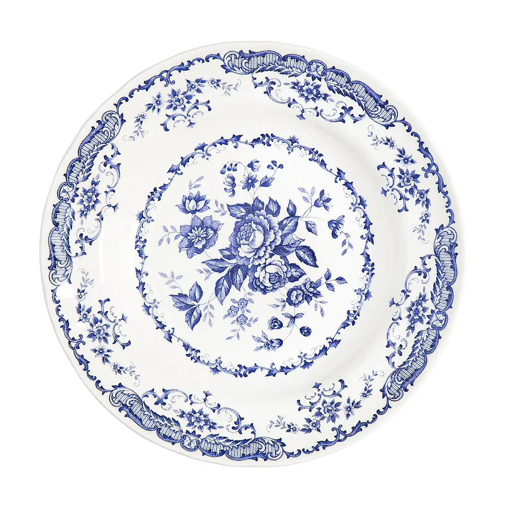 Суповая тарелка Rose Blue, 23,5 см от Bitossi Home