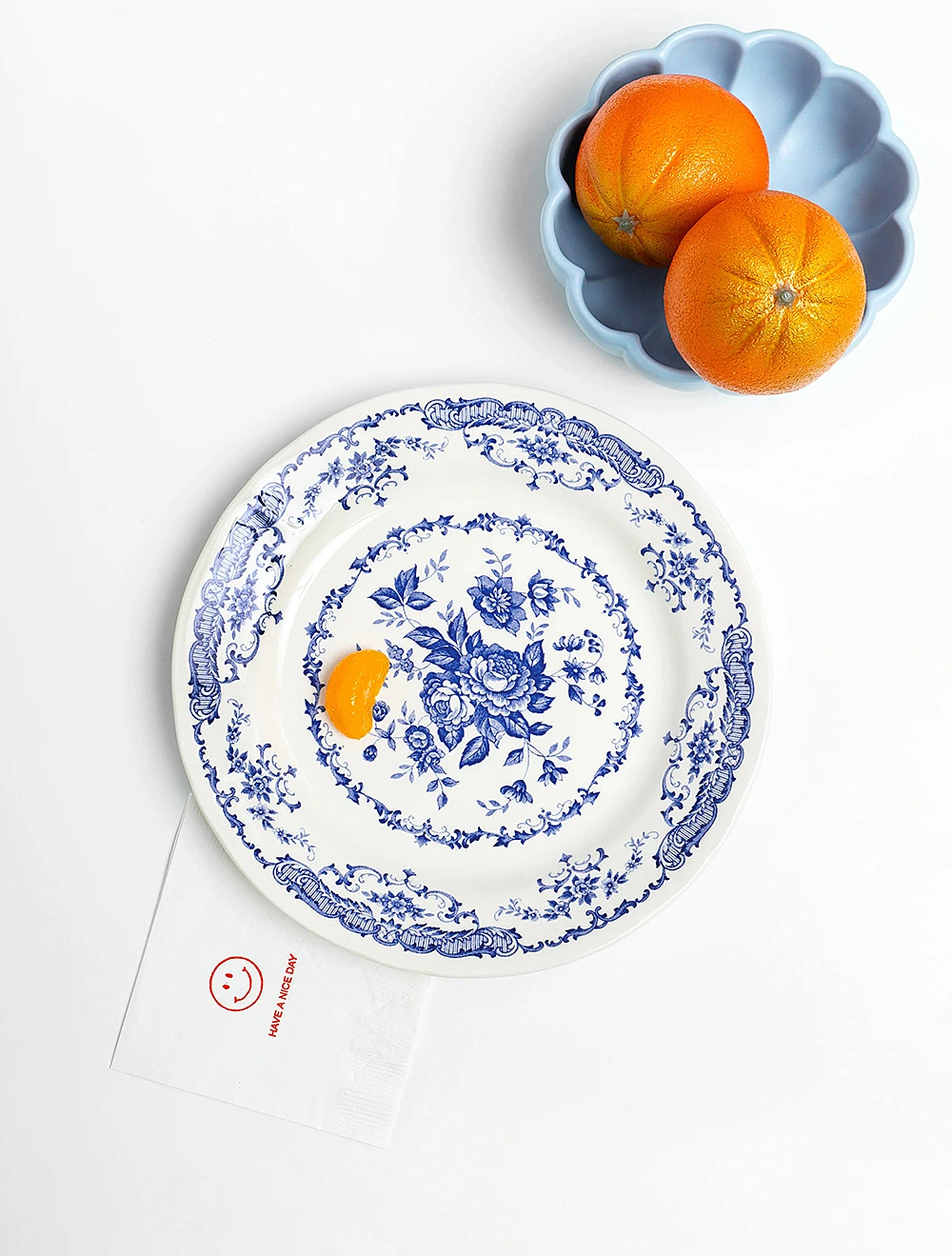 Закусочная тарелка Rose Blue, 20,5 см