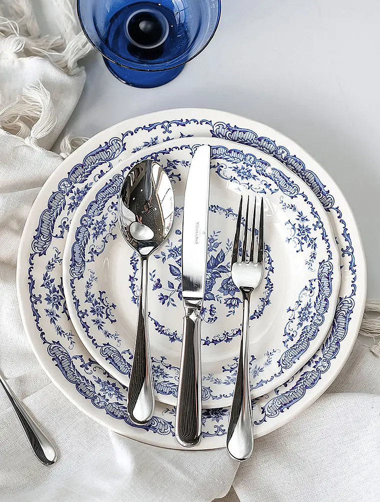 Закусочная тарелка Rose Blue, 20,5 см от Bitossi Home