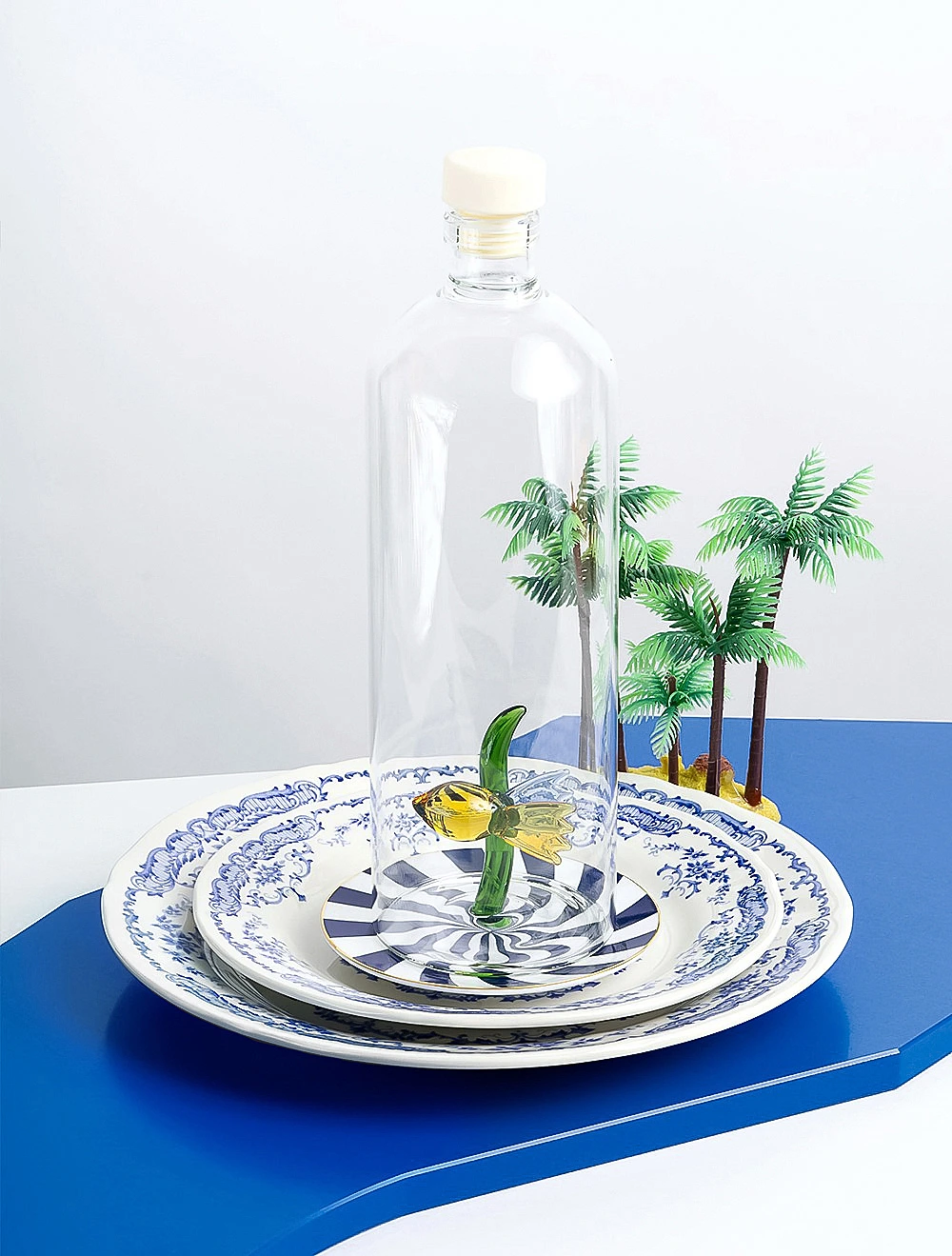 Закусочная тарелка Rose Blue, 20,5 см