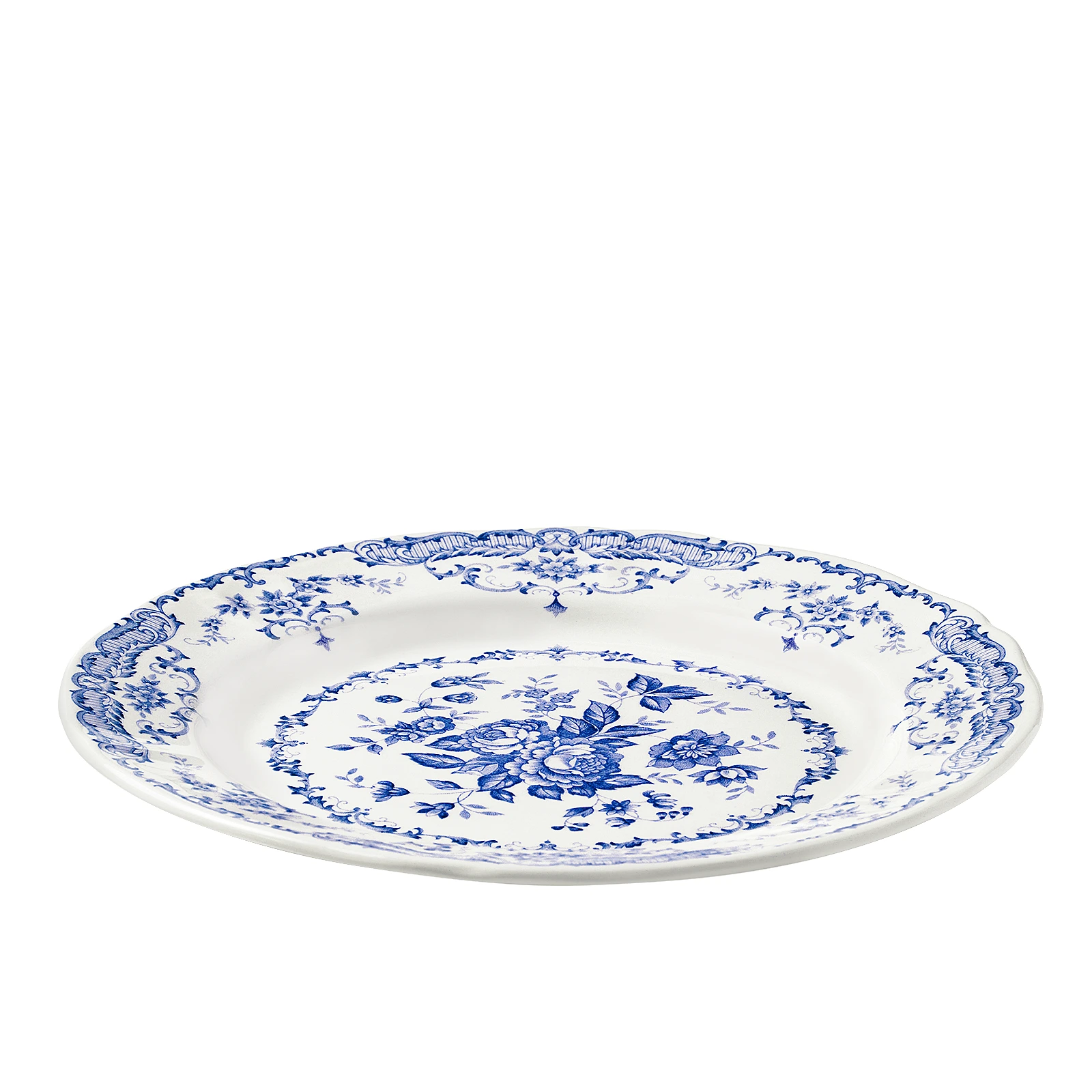 Плоское блюдо Rose Blue, 31 см