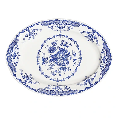Плоское блюдо Rose Blue, 30,5 см