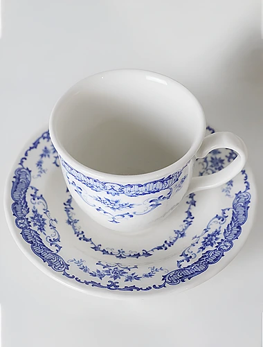 Чайная пара Rose Blue, 160 мл