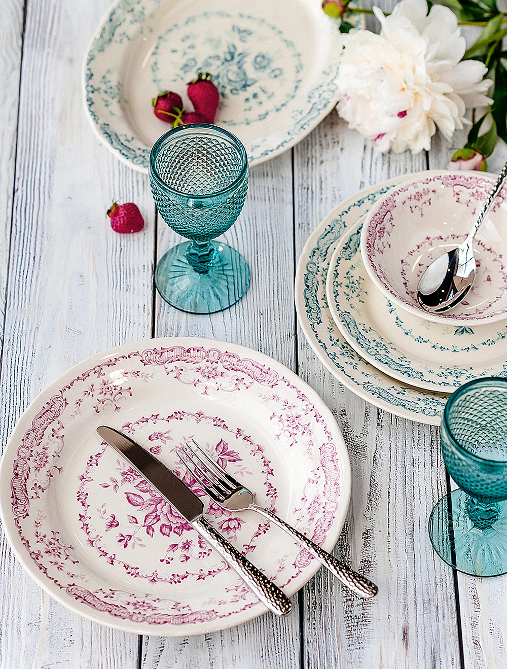 Обеденная тарелка Rose Pink, 26 см