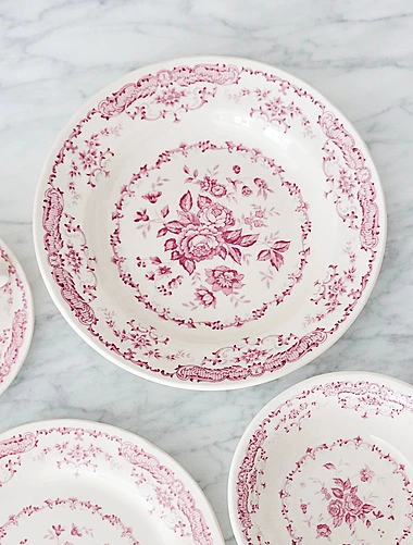 Суповая тарелка Rose Pink, 23,5 см