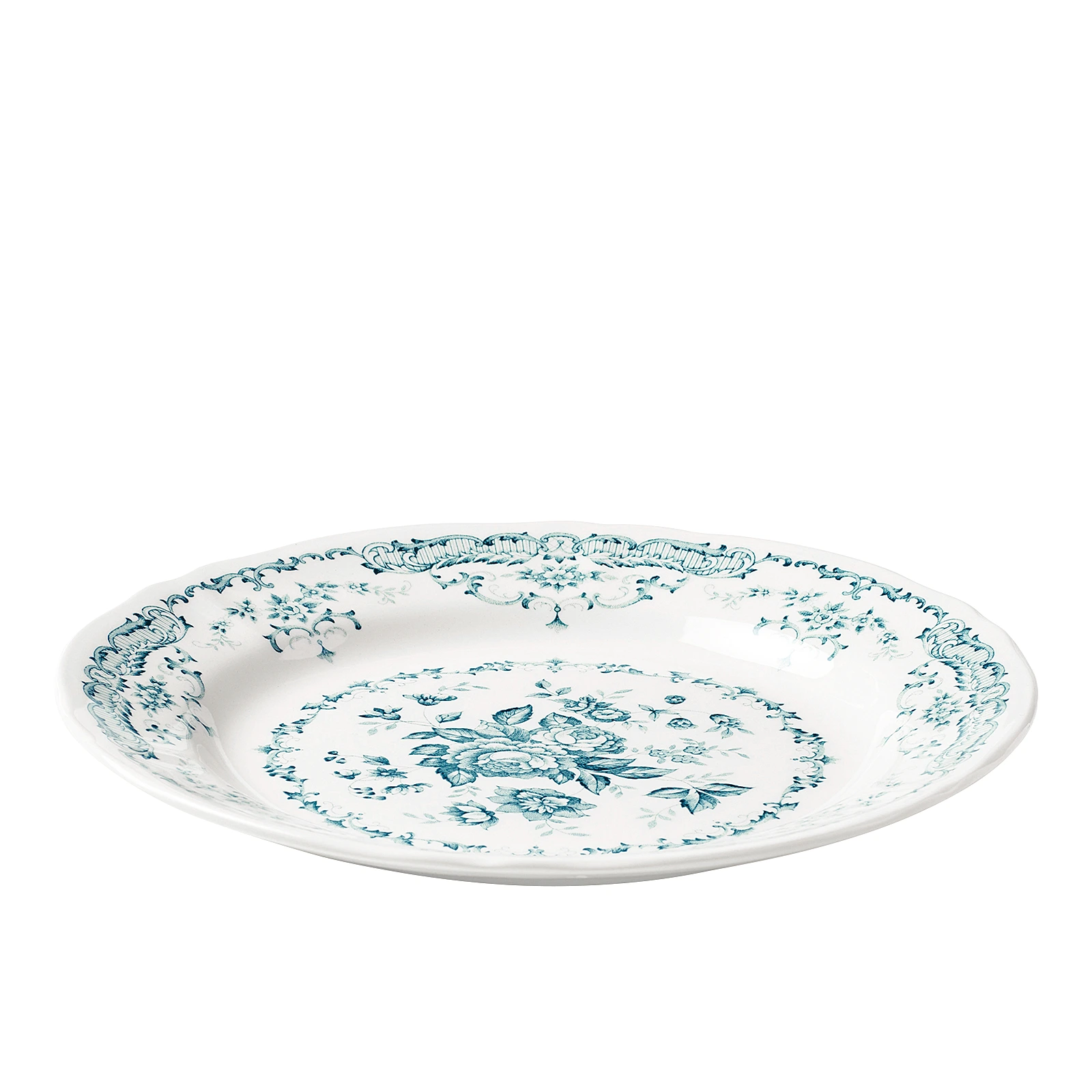 Обеденная тарелка Rose Turquoise, 26 см