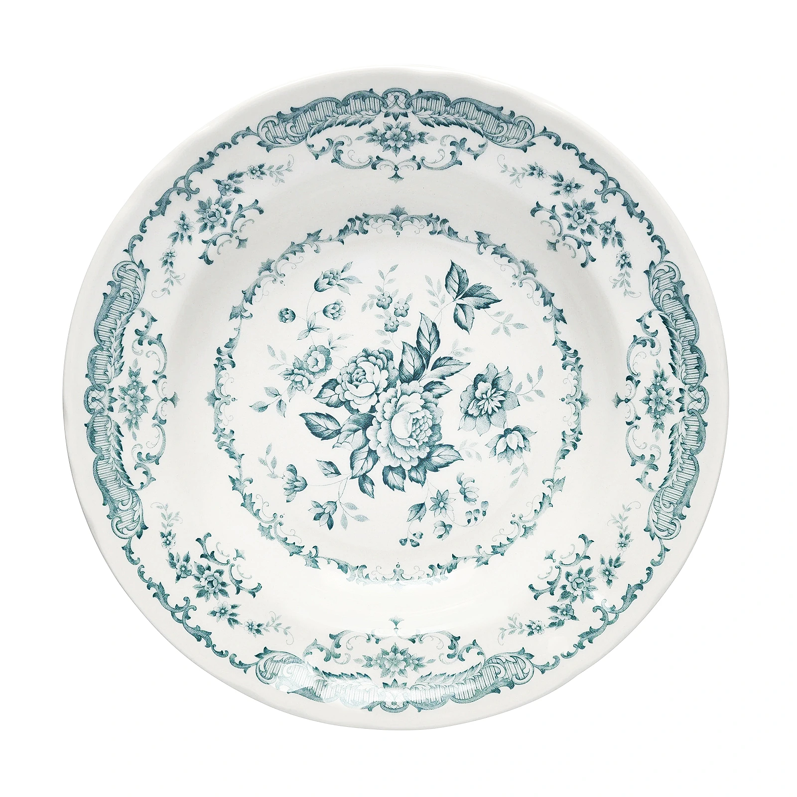 Суповая тарелка Rose Turquoise, 23,5 см
