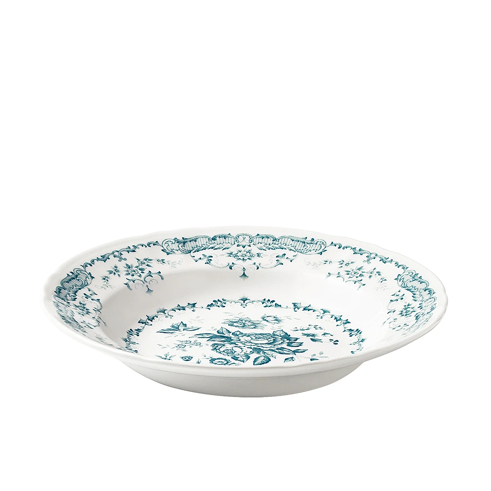 Суповая тарелка Rose Turquoise, 23,5 см от Bitossi Home