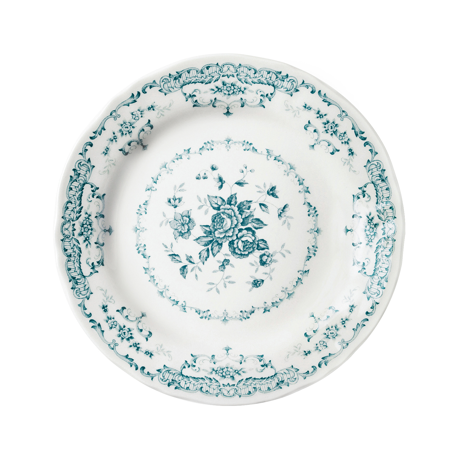 Закусочная тарелка Rose Turquoise, 20,5 см от Bitossi Home