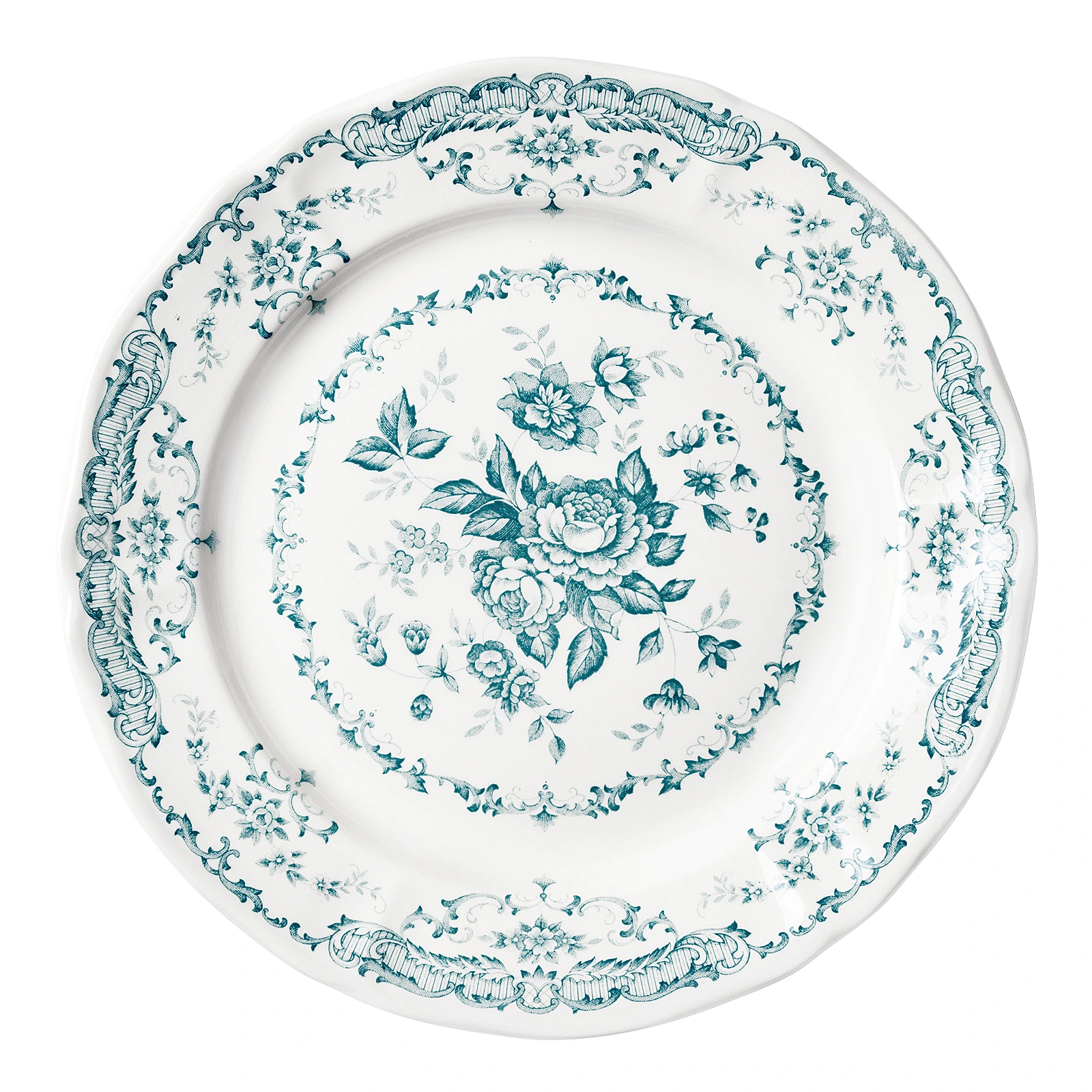 Плоское блюдо Rose Turquoise, 31 см