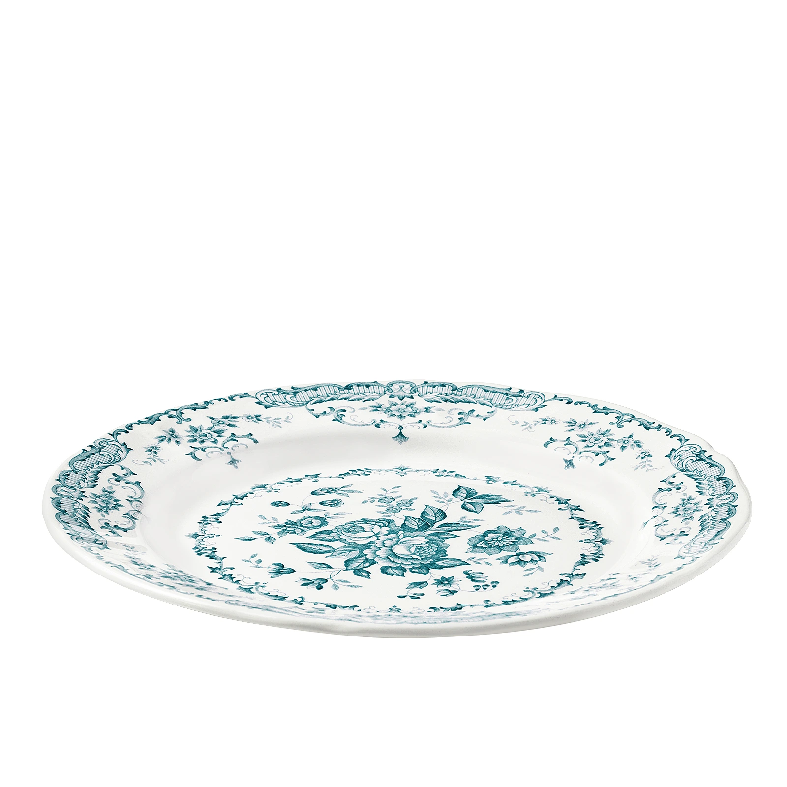 Плоское блюдо Rose Turquoise, 31 см