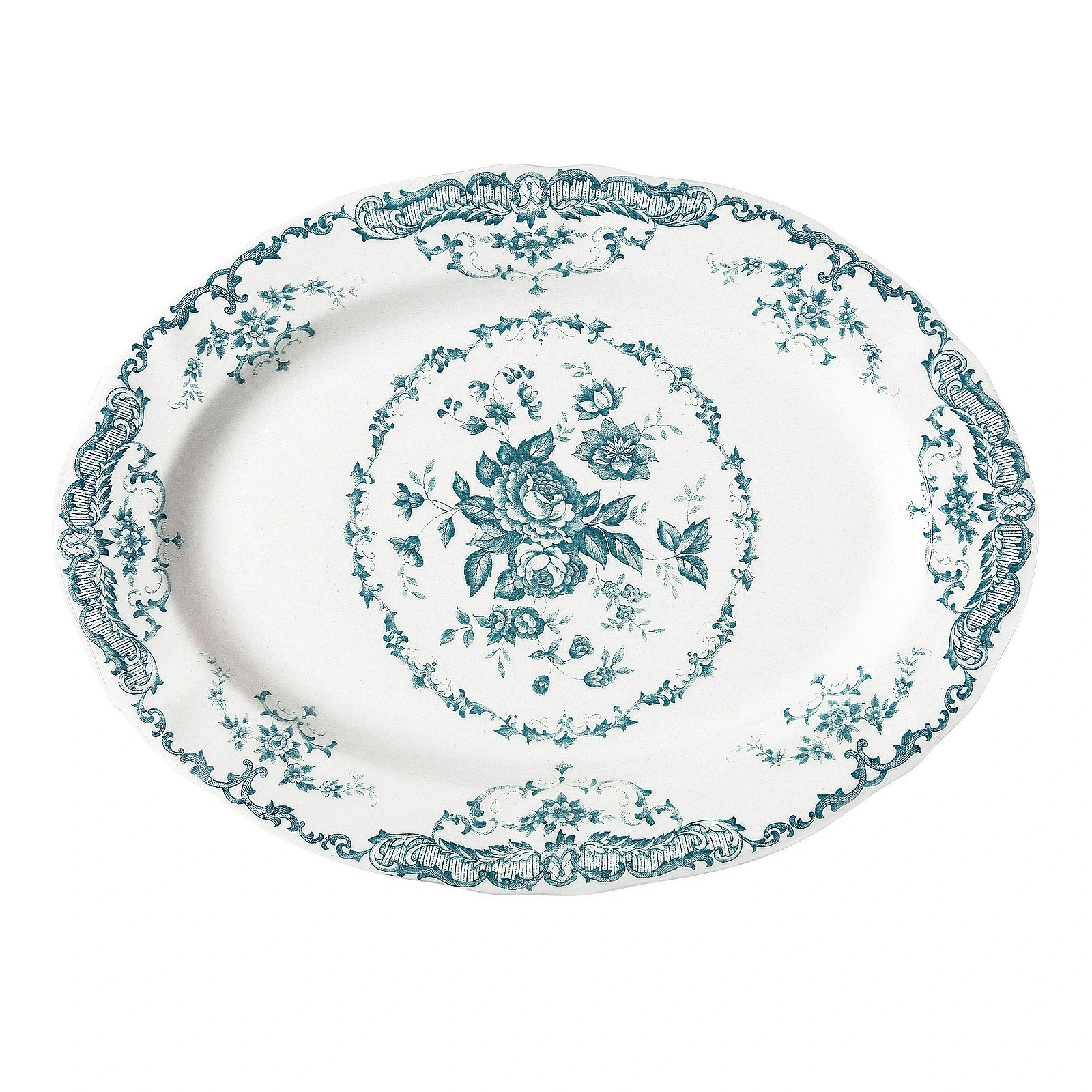 Плоское блюдо Rose Turquoise, 30,5 см