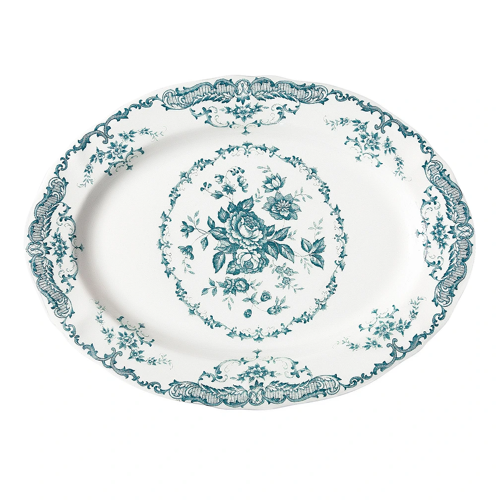 Плоское блюдо Rose Turquoise, 30,5 см от Bitossi Home