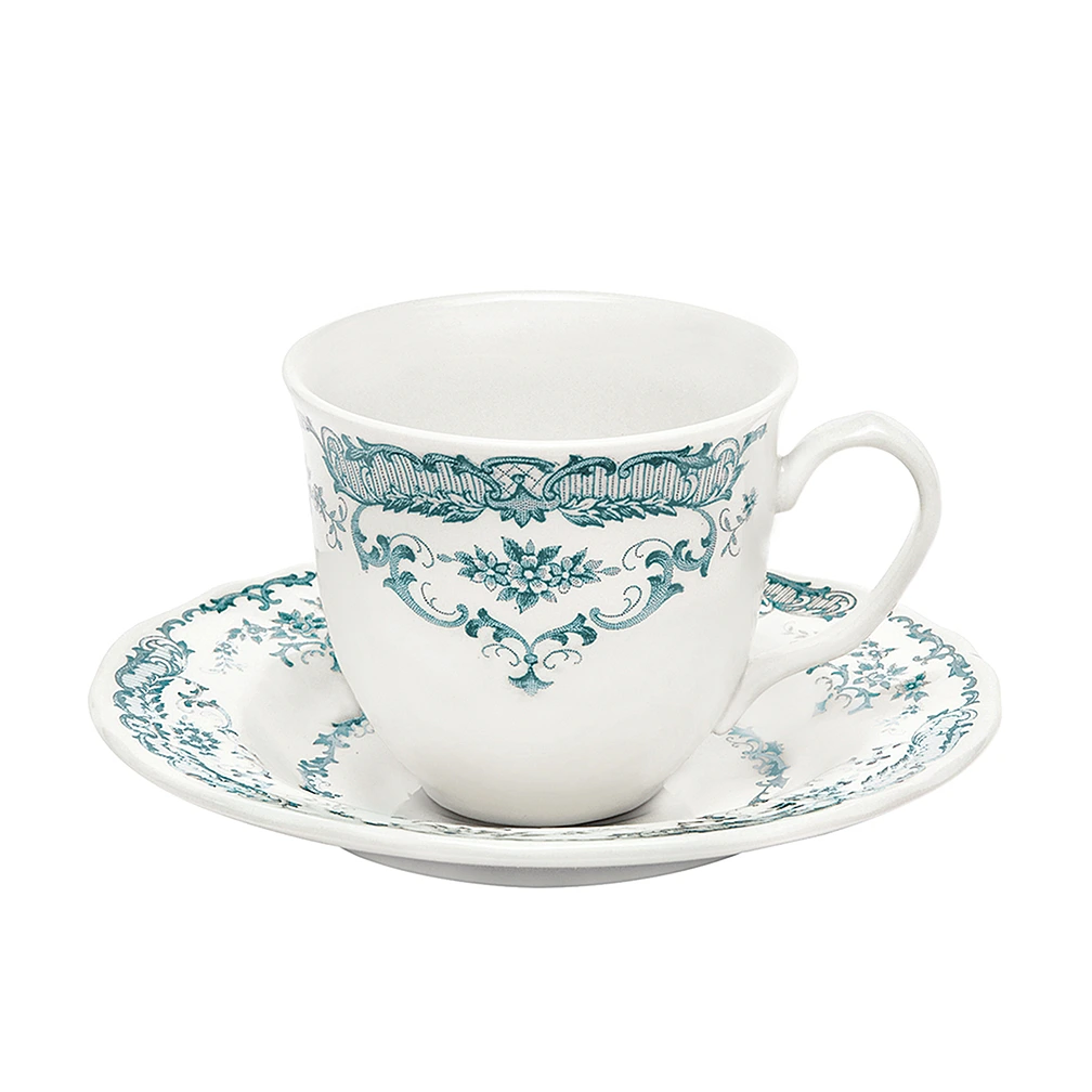 Чайная пара Rose Turquoise, 160 мл от Bitossi Home