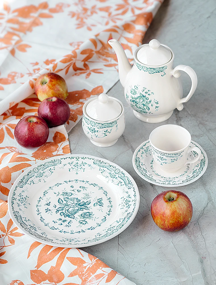 Чайная пара Rose Turquoise, 160 мл от Bitossi Home