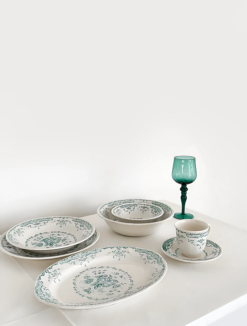 Чайная пара Rose Turquoise, 160 мл