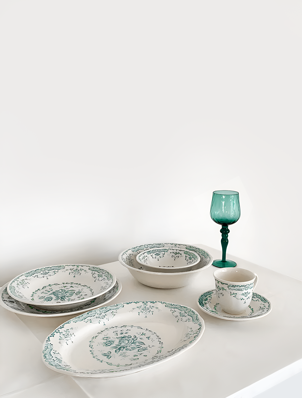 Чайная пара Rose Turquoise, 160 мл от Bitossi Home
