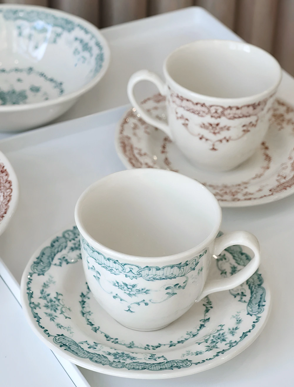 Блюдце для чайной чашки Rose Turquoise 160 мл