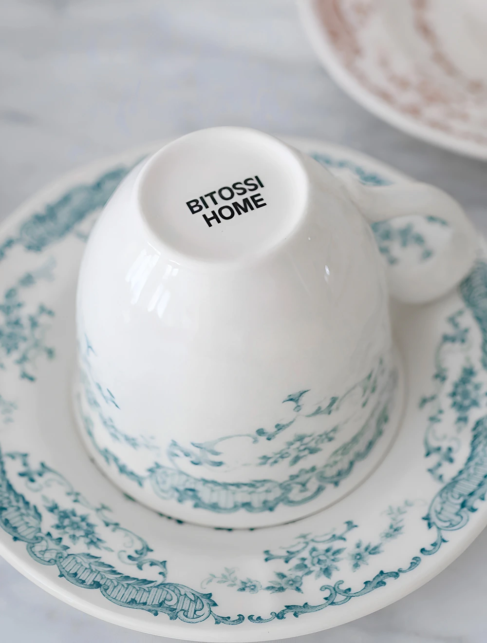 Блюдце для чайной чашки Rose Turquoise 160 мл