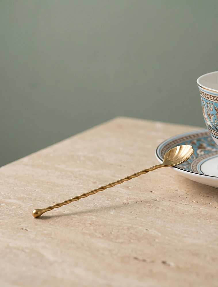 Набор из 4 чайных ложек Sea Shell, 10 см от Bitossi Home