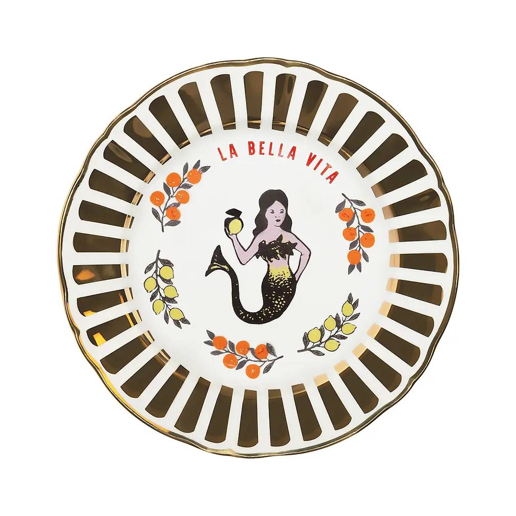 Закусочная тарелка Un Buon Ricordo, 20,5 см от Bitossi Home