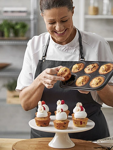Форма для выпечки кексов Cookies & Muffins, 6 ячеек, 27х18,5 см