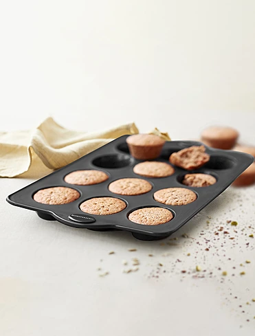 Форма для выпечки кексов Cookies & Muffins, 12 ячеек, 36х25,5 см