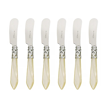 Набор из 6 ножей для масла Aladdin Ivory, 15 см