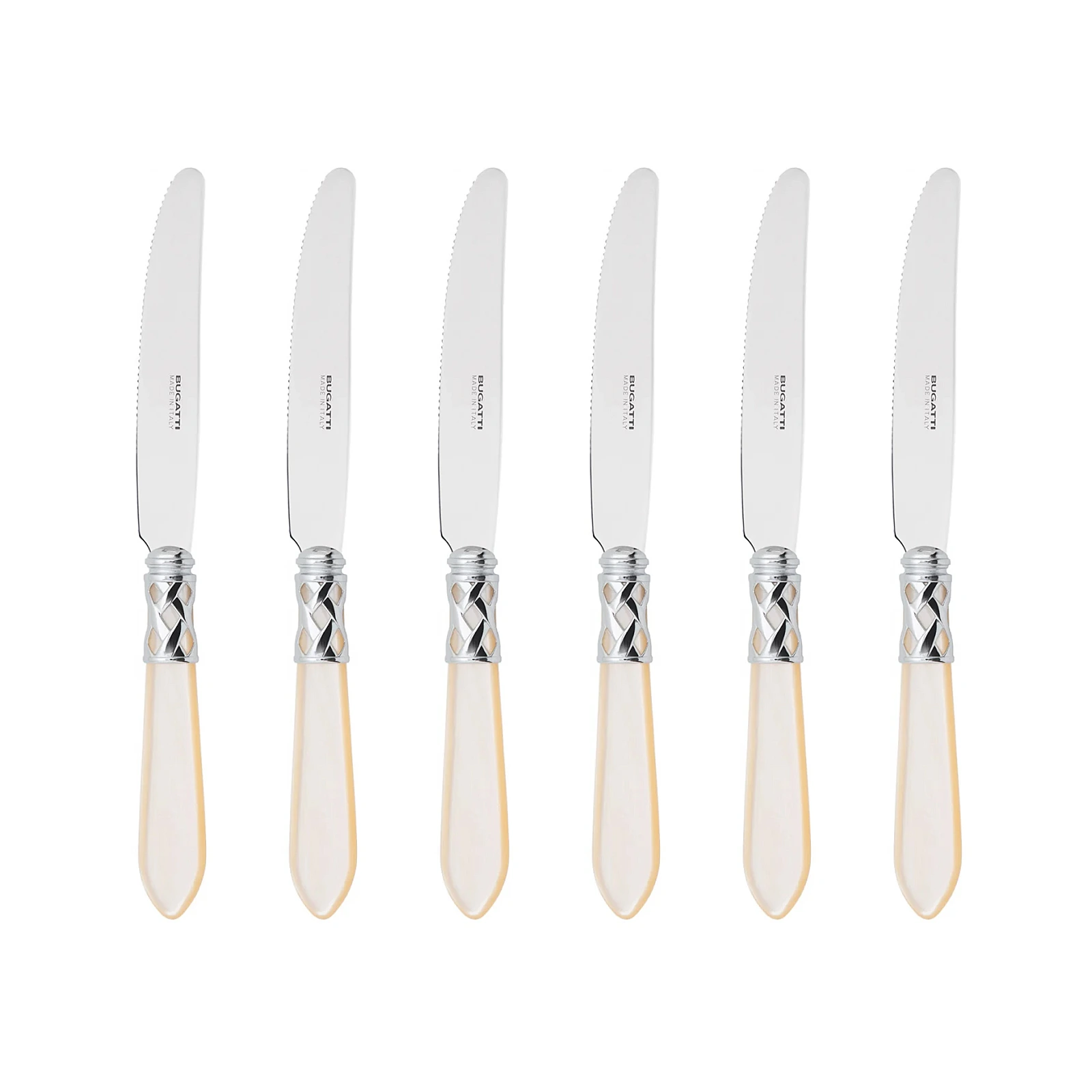 Набор из 6 десертных ножей Aladdin Ivory, 17,5 см