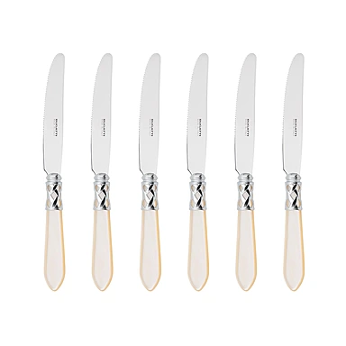 Набор из 6 десертных ножей Aladdin Ivory, 17,5 см