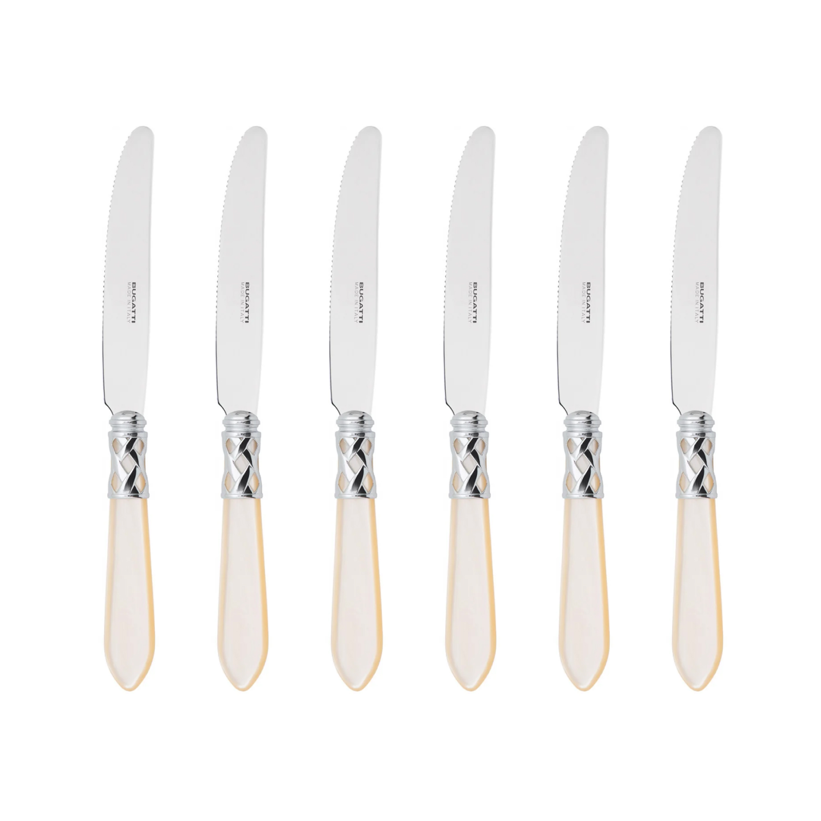 Набор из 6 десертных ножей Aladdin Ivory, 17,5 см