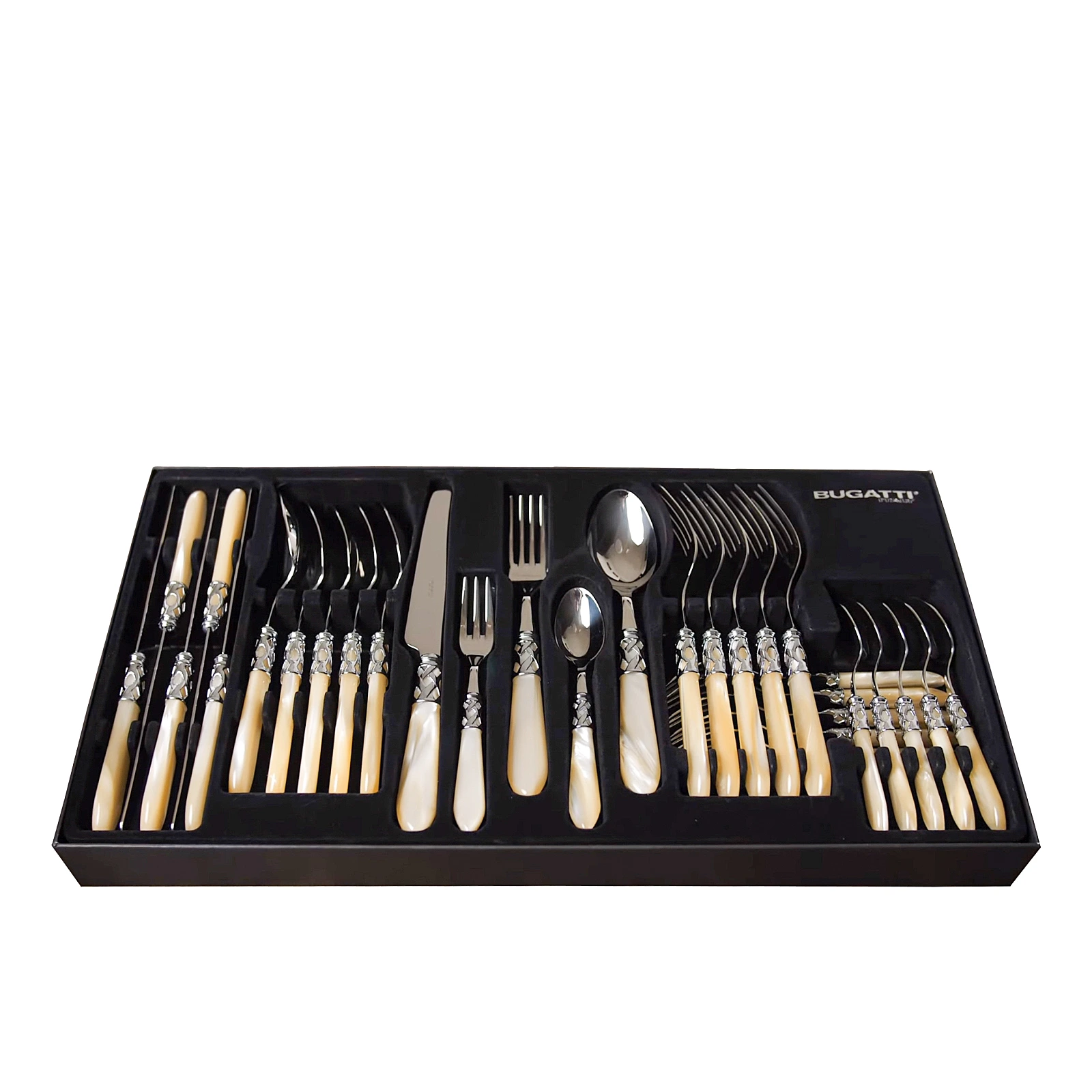 Набор столовых приборов Aladdin Ivory на 6 персон, 30 пр.