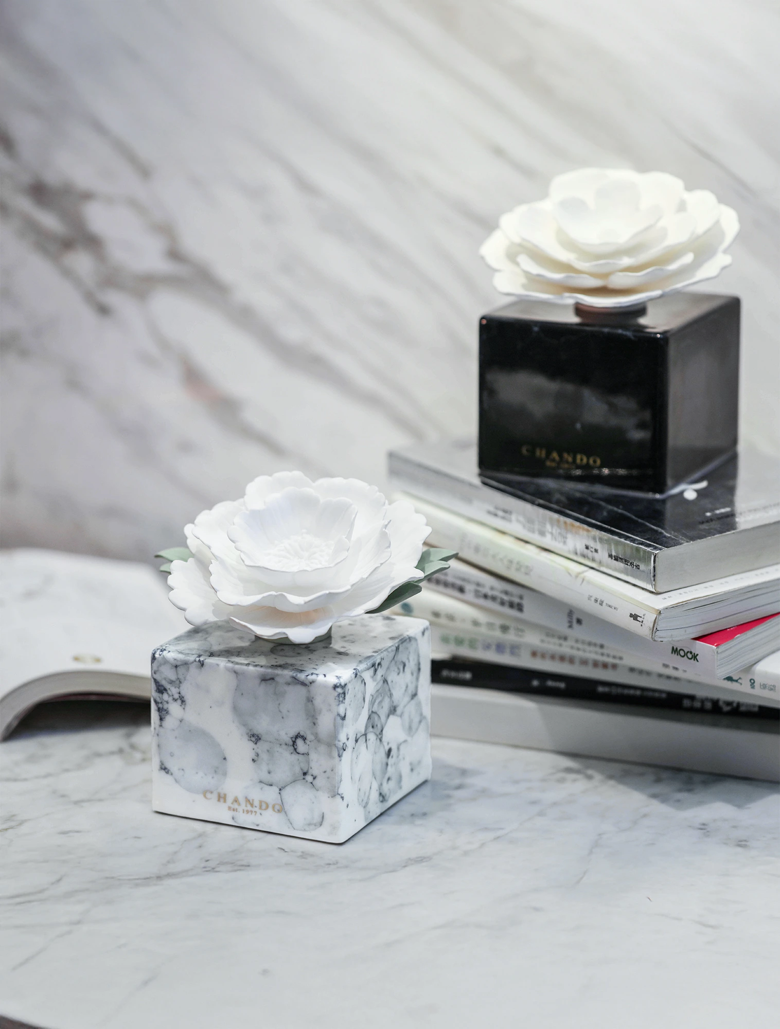 Ароматический диффузор Marble White Peony, 200 мл