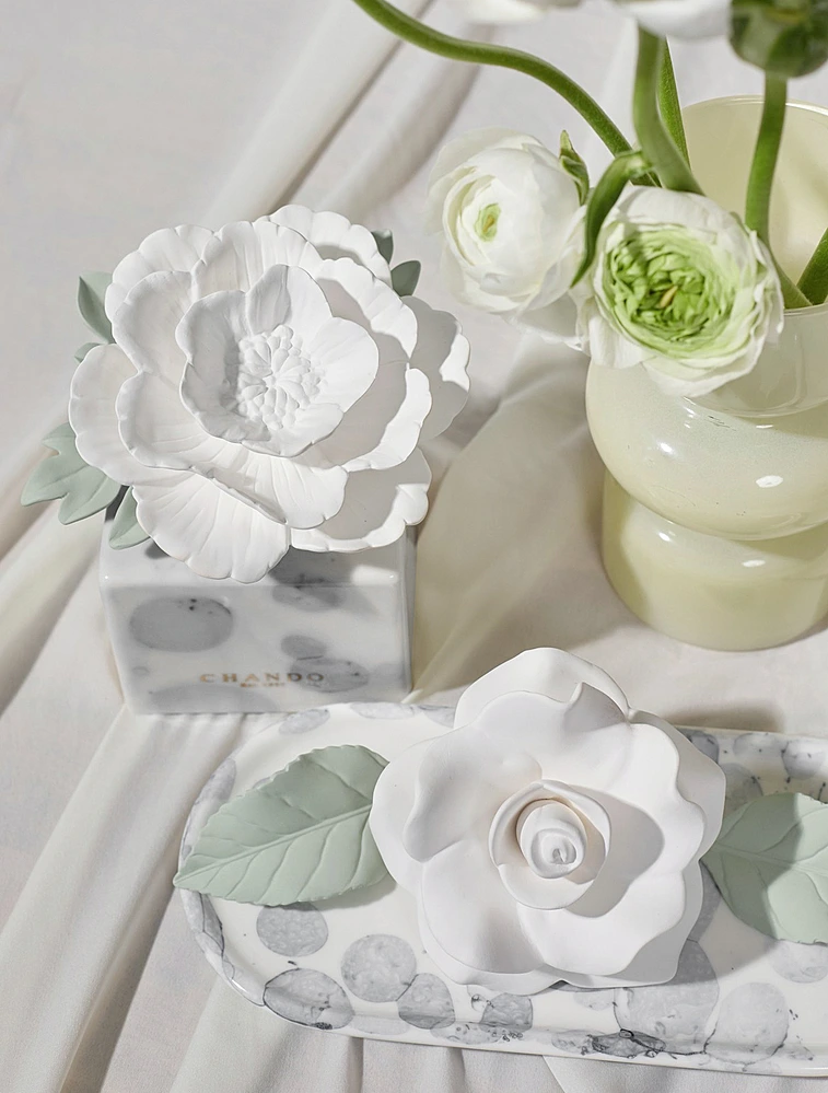 Ароматический диффузор Marble White Peony, 200 мл от Chando