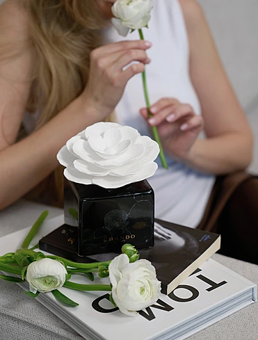 Ароматический диффузор Marble Black Camelia, 200 мл