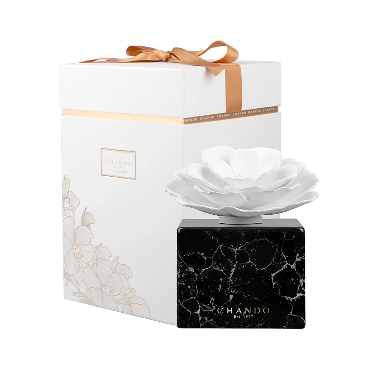 Ароматический диффузор Marble Black Camelia, 200 мл