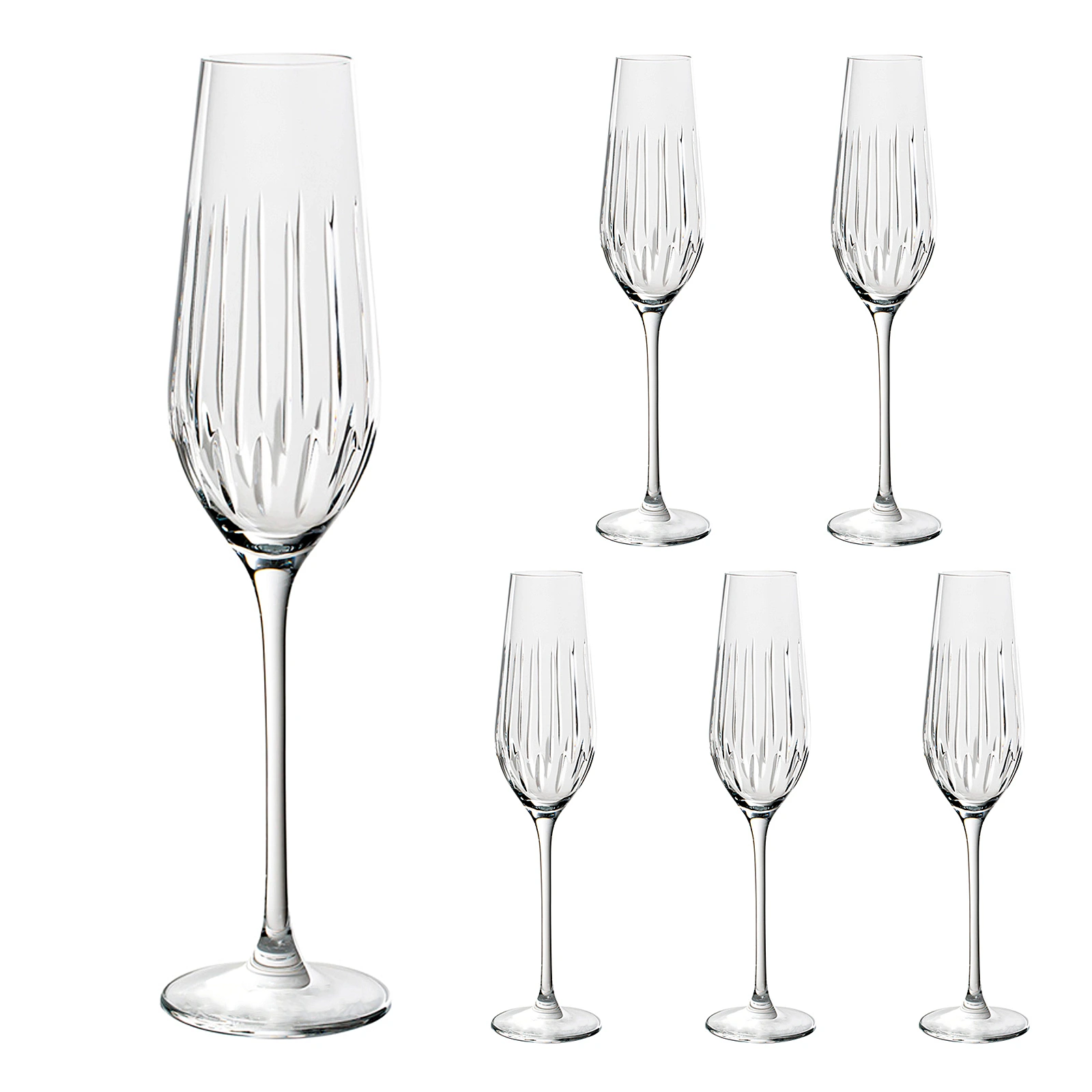 Набор из 6 бокалов для шампанского Luxor, 230 мл